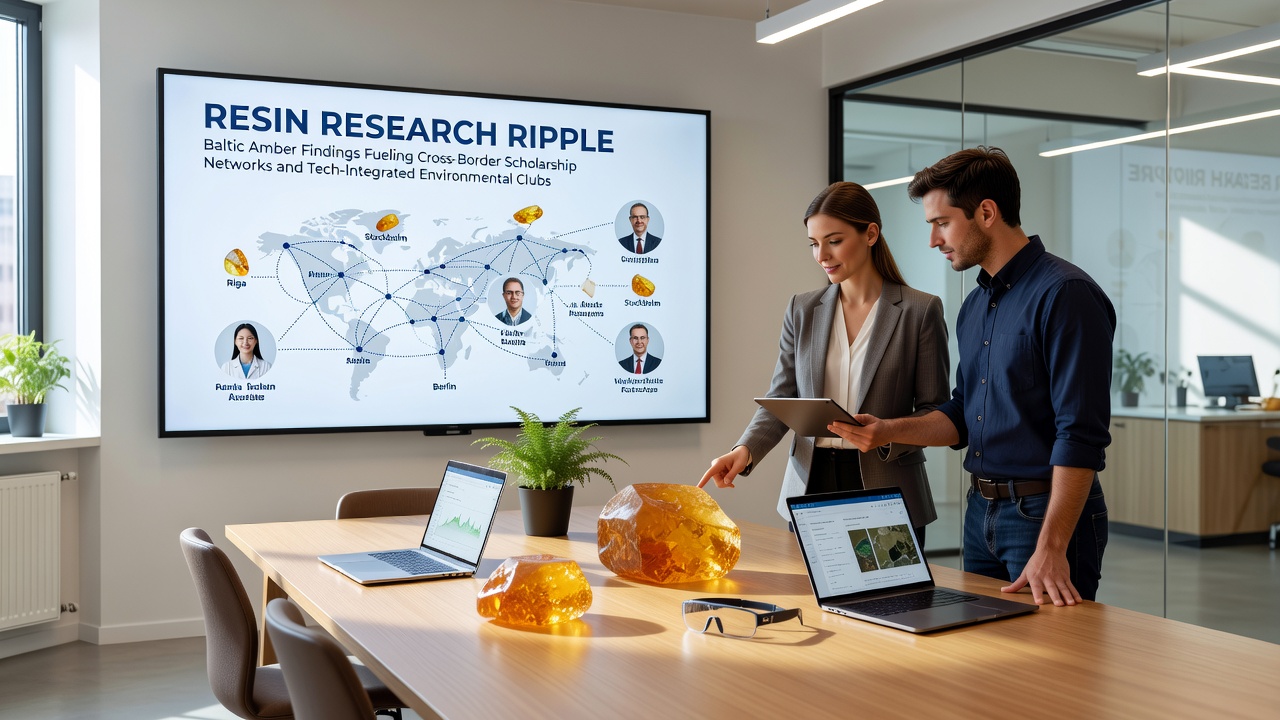 Resin Research Ripple: Baltic Amber Findings Fueling Cross-Border Scholarship Networks and Tech-Integrated Environmental Clubs